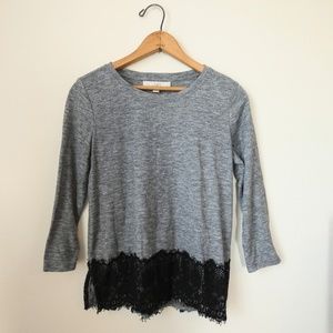 LOFT Lace-detailed shirt 🖤❤️